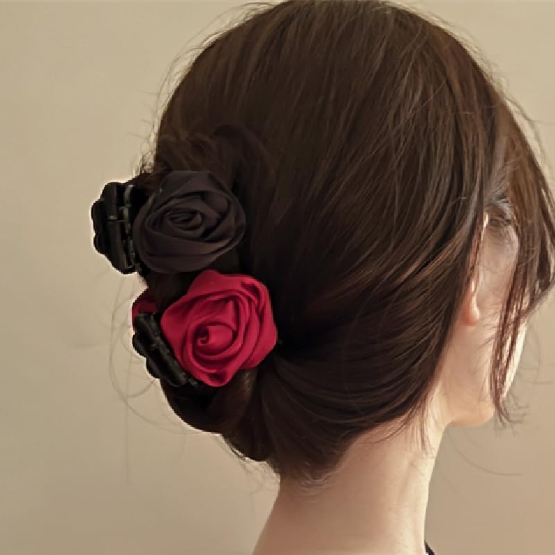 Amazon.co.jp: Generic Moeruruya ヘアクリップ レトロローズ